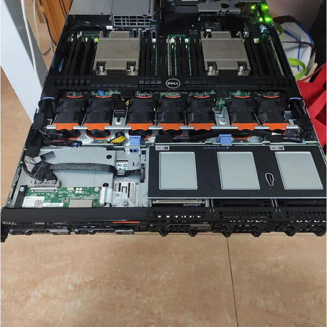 Original for Dell PowerEdge R640 Rack Server with 2 X Intel Xeon Gold 5115 128GB RAM 8 X 1.2TB Storage PERC H730