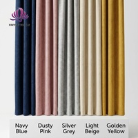 Rideaux occultants en faux lin polyester, haute occultation, couleur unie, multicolores, sur mesure, toutes saisons, pour salon, chambre, hôtel