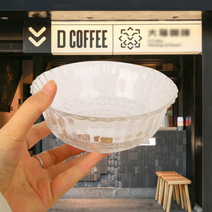 Juego de 6 tazones de vidrio Fa Qiang, plato de cristal transparente para servir frutas y aperitivos - Product Image 4