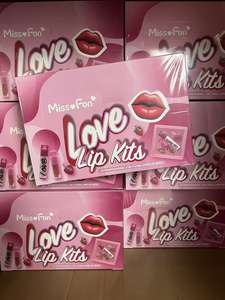 Kit de Labios Love al por Mayor, 4 en 1, Kit de Maquillaje para el <span class=keywords><strong>D</strong></span>ía de San Valentín, Caja de Regalo Rosa con Brillo Labial y Bálsamo Labial, Kit de Labios <span class=keywords><strong>Amor</strong></span> - Product Image 4