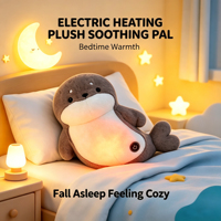 Coussin chauffant électrique doux en peluche avec arrêt automatique pour femmes et enfants – Idéal pour l'hiver et l'usage quotidien