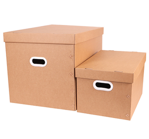 5-Layer Thick Kraft <b>Corrugated</b> <b>Paper</b> Eco-Friendly Recyclable Book Shaped Box Magnetic Closure Strong Load Bearing Tear - Product Image 1