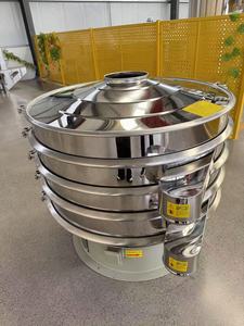 ตะแกรงร่อนแป้งแบบสั่นสำหรับล้างพริกไทยผงใยป่านแบบวงกลม - Product Image 5