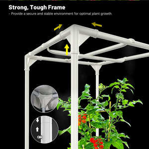 Kit complet de système de culture numérique personnalisé professionnel, tente de culture hautement réfléchissante en Mylar 600D Oxford, pour usage domestique, 1,6 m de haut - Product Image 4