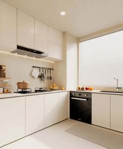 Servicio de Personalización de Toda la Casa, Muebles de Cocina Modernos de Tablero de Partículas, Muebles de Cocina Minimalistas de Lujo para Villa - Product Image 2