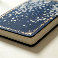 Carnet de notes de luxe personnalisé à couverture rigide A5, journal décoratif, bloc-notes cadeau pour l'écriture