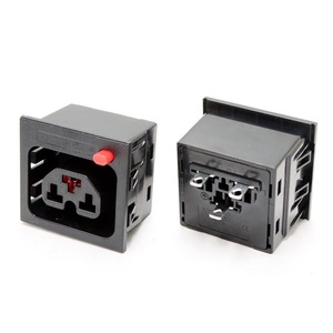 Ổ cắm điện AC 250V 16A 20A 3pin IEC320 C13 nữ bảng điều khiển gắn kết điện đầu vào ổ Cắm Công Nghiệp rewiring kết nối - Product Image 2