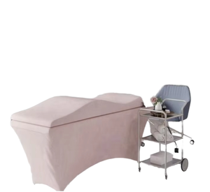 Factory Direct Stainless Steel <strong>Foldable</strong> Portable Adjustable Massage Table Eyelash <strong>Mattress</strong> for Bathroom Use - Product Image 1