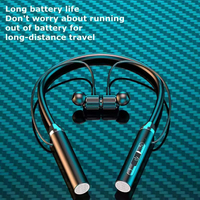 Auriculares Inalámbricos ZTX G01 con Bluetooth, Auriculares Deportivos Electrónicos con Banda para el Cuello, Auriculares Magnéticos con Bajos, Manos Libres con Micrófono