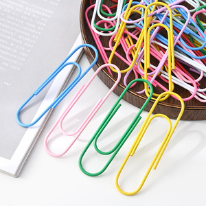 Vente en <span class=keywords><strong>gros</strong></span> de 4 pouces méga grands trombones mignons colorés <span class=keywords><strong>gros</strong></span> trombones fournitures scolaires de bureau - Product Image 3