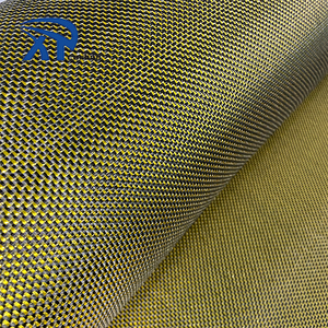 Tessuto in Fibra di Carbonio con Riflessi Glitterati, Fibra di Carbonio Dorata+Dorata per Rinforzo Ingegneristico - Product Image 5