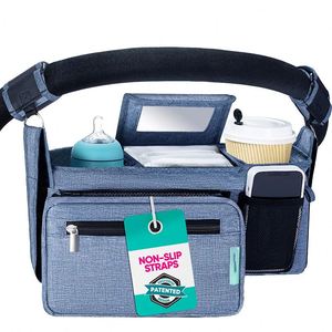 BSCI Factory 2024 New Double-Layer Pet Backpack Folding <b>Dog</b> Transporter with <b>Stroller</b> Bag Holder for Outdoor Travel - Product Image 1