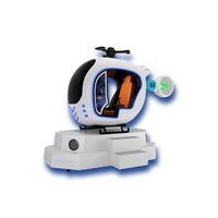 Simulateur de vol VR 9D pour parc d'attractions, simulateur de vol VR rotatif, cockpit de simulateur de réalité virtuelle à vendre