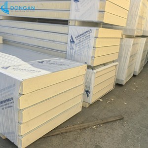 Panel Sándwich <span class=keywords><strong>de</strong></span> Acero Galvanizado con Aislamiento <span class=keywords><strong>de</strong></span> PU/PIR <span class=keywords><strong>para</strong></span> <span class=keywords><strong>Paredes</strong></span> y Techos, Ideal <span class=keywords><strong>para</strong></span> Construcción <span class=keywords><strong>de</strong></span> Estructuras Metálicas y Cámaras Frigoríficas - Product Image 1