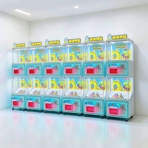 Video Game Equipment Double Deck Gachapon Vending Machine Coin Operated Capsule <b>Toy</b> Twist <b>Egg</b> Gift Machine Commercial - Product Image 4