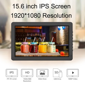 กรอบรูปดิจิตอล 15 นิ้ว หน้าจอวิดีโอ IPS ความละเอียดสูง รองรับการเล่นวิดีโอแบบวนซ้ำ รูปภาพ และนาฬิกาปลุก พร้อมรีโมทคอนโทรล - Product Image 4