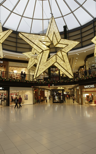 Instalación de luz de onda LED grande para atrio de centro comercial de lujo, pantalla de decoración de luz interior creativa - Product Image 4