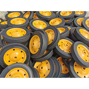 13x3メタルリムハンドトラックカートタイヤガーデン軽量手押し車ホイール8インチ10インチ13インチソリッドラバーホイール - Product Image 6