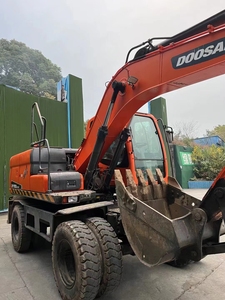 Excavadora de Ruedas Usada Original Doosan DX150w-9C en Venta, Excavadora Usada de Marca Doosan en Buen Estado, Excavadora Económica DH150W, Dx60 de 6 Toneladas y 15 Toneladas - Product Image 4