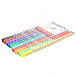 Juego de Marcadores de Colores de Plástico para Niños con Forma Triangular, Colores Personalizados para Libros de Colorear y Dibujo - Product Image 1