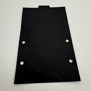 Feuille d'isolation en PP noir et blanc, ignifuge UL94 V0, sans halogène, pour applications électriques - Product Image 1