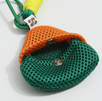 Sac de rangement en maille d'été 2026 avec sangle de suspension, porte-monnaie de poignet, étui portable pour écouteurs, sac pendentif porte-clés, cordon de suspension pour portefeuilles