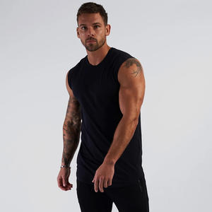 Débardeur de fitness pour hommes OEM 100% coton à séchage rapide coupe-vent sans manches pour adultes XS-XXL tailles vêtements de sport grande taille - Product Image 3