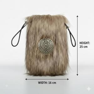 Bolsa de Piel Sintética Estilo Vikingo Nórdico Medieval, Bolsa con Cordón, Monedero Portátil, Accesorios de Disfraces para Halloween, TV y Cine - Product Image 6