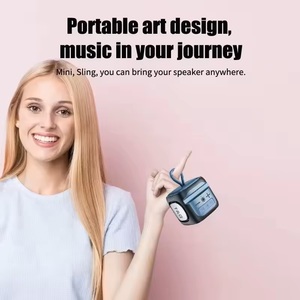 Enceinte Cube TG359 avec lumière LED RVB, support de téléphone portable exquis, enceinte sans fil mini BT5.3 légère - Product Image 6