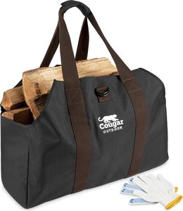 Échantillon gratuit de bûches de bois de chauffage Sac fourre-tout avec de multiples utilisations et durabilité pour les cheminées de camping intérieur - Product Image 5