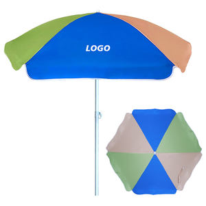 Parasol de plage UV extérieur de bonne qualité 1.6m parasols de plage portables pliants pour enfants - Product Image 2