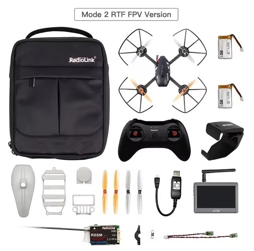 Radiolink RTF Racing Drone Combo UAV F121 Transmitter T8S FPV Micro Plastic Remote Control Education Training Toys RC Plane
