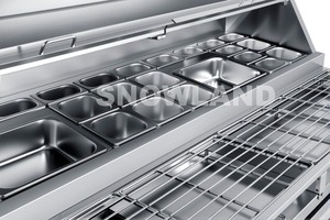 Nuevo <span class=keywords><strong>Dominos</strong></span> Comercial <span class=keywords><strong>Pizza</strong></span> Prep Mesa Congelador <span class=keywords><strong>Pizza</strong></span> Makeline Nevera - Product Image 4