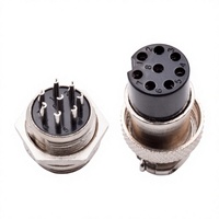 Connecteur circulaire électrique aérien mâle/femelle GX12 GX20 GX16 multi-prises 2 3 4 5 6 7 8 9 10 12 14 15 broches pour câble
