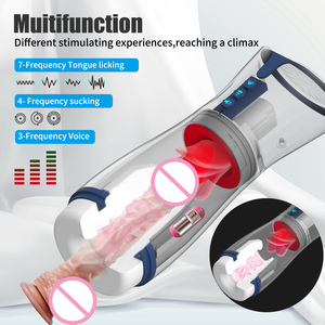 Otomatik Piston emme titreşim erkek Masturbator fincan yapay vajina kedi elektrikli Stroker seks oyuncakları erkekler için - Product Image 2