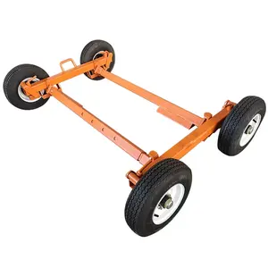 Araba Jack araç Tow Tow Dolly evrensel hareketli aracı tekerlek çekme römork 12 çelik otomotiv tamir araçları