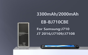 EB-BJ710CBE de marchandises ponctuelles 3300mah 2000mah remplacement de batterie externe de téléphone pour <span class=keywords><strong>Samsung</strong></span> Galaxy J710 <span class=keywords><strong>J7</strong></span> <span class=keywords><strong>2016</strong></span> J7109 J7108 batterie - Product Image 3