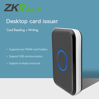 Lector/Escritor de Tarjetas RFID de Escritorio con Interfaz USB 13.56Mhz, Compatible con Tarjetas NFC, MIFARE DESF EV1/EV2/EV3 HID Iclass