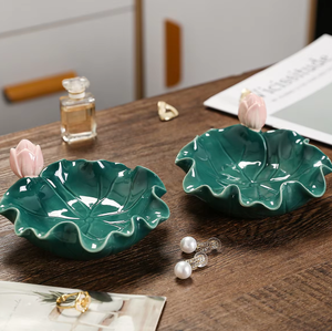 <strong>Ceramic</strong> Minimalist Design Entrance Door Key Storage Plate Ornaments <strong>Jewelry</strong> Tray Storage <strong>Box</strong> Desktop Decorations Dinnerware Sets - Product Image 3