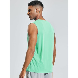 Camiseta Deportiva de Compresión Transpirable de Secado Rápido para Hombre, Talla Grande, Estilo Urbano, Poliéster/Algodón Resistente - Product Image 3