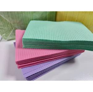 3 lớp dùng một lần không thấm nước yếm Nha Khoa dành cho người lớn bệnh nhân sử dụng khăn ăn bán buôn - Product Image 4