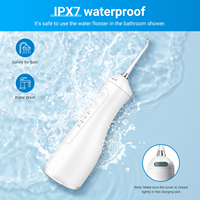 Nettoyeur dentaire sans fil rechargeable électrique à 4 modes, étanche IPX7, irrigateur buccal portable