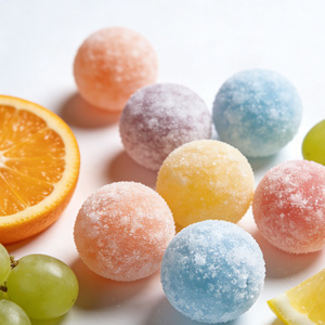 CALFLYN Palline Esfolianti allo Zucchero, Scrub Corpo di Qualità Spa, Palline Esfolianti Idratanti al Profumo di Frutta per una Pelle Liscia - Product Image 1