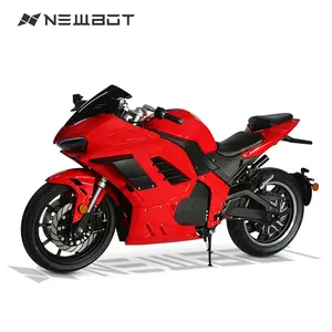 Newbot EEC COC Furacão 3000 W 72 V 86Ah Superbike Vermelho de alta velocidade Motor elétrico para motocicleta Rolo Sportbike