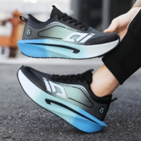 Chaussures de sport pour hommes, chaussures de course professionnelles à semelles souples absorbant les chocs, chaussures en maille respirante, chaussures de sport respirantes