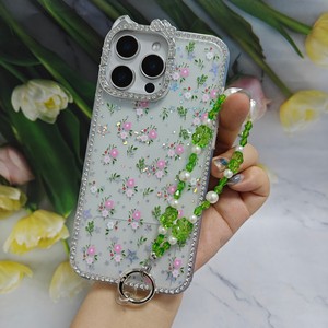 Custodia <span class=keywords><strong>per</strong></span> Cellulare in TPU con Design Floreale Dipinto Compatibile con iPhone 16 Pro 17 AIR con Cordino - Product Image 3