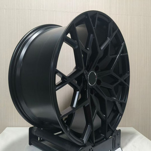 ล้อรถปลอมแปลงสำหรับรถยนต์ VW Mercedes <span class=keywords><strong>W124</strong></span> <span class=keywords><strong>BMW</strong></span> ล้ออัลลอยสีดำด้านขนาด5x112ล้ออัลลอย18 19 20นิ้ว E39 E30 - Product Image 3