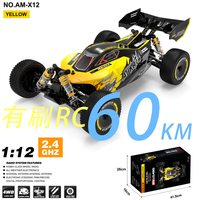 Camion de course RC haute vitesse 1:12 2.4G 4x4 télécommandé tout-terrain avec batterie Li-Po 7.4V 1800mAh pour la vente en gros aux amateurs