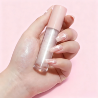 Gloss à lèvres transparent perlé de haute qualité, personnalisation de maquillage ciblée, vente en gros, marque privée, longue durée, hydratant