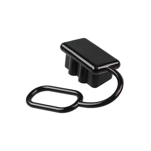 Push on dust cap cover black for anderson style plug 175 amp dual battery 175A connector